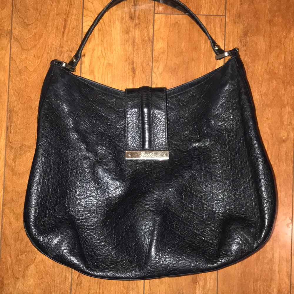 Gucci Leather Hobo Bag